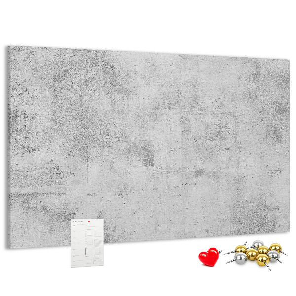 Panou din pluta Model gri de beton cu textură.