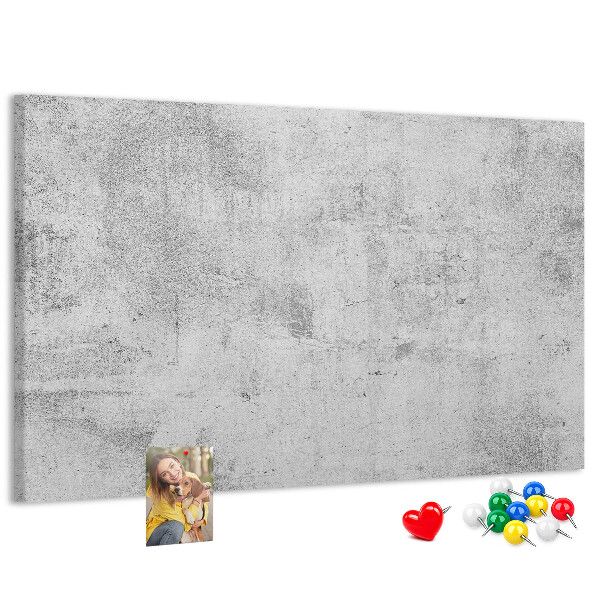 Panou din pluta Model gri de beton cu textură.
