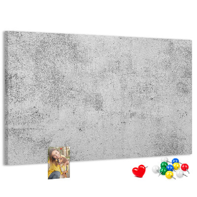 Panou din pluta Model gri de beton cu textură.