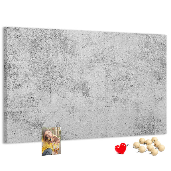 Panou din pluta Model gri de beton cu textură.