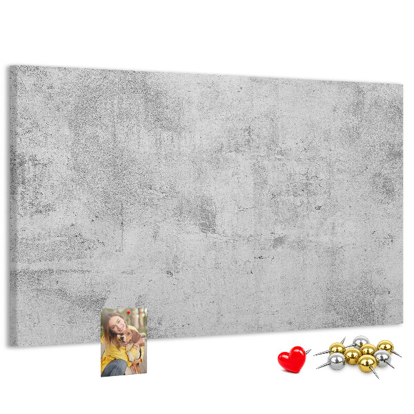 Panou din pluta Model gri de beton cu textură.