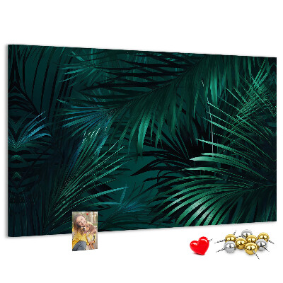 Panou din pluta Frunze tropicale în nuanțe de verde