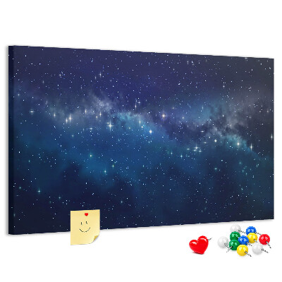 Panou din pluta Spațiu cosmic cu stele sclipitoare