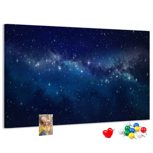 Panou din pluta Spațiu cosmic cu stele sclipitoare
