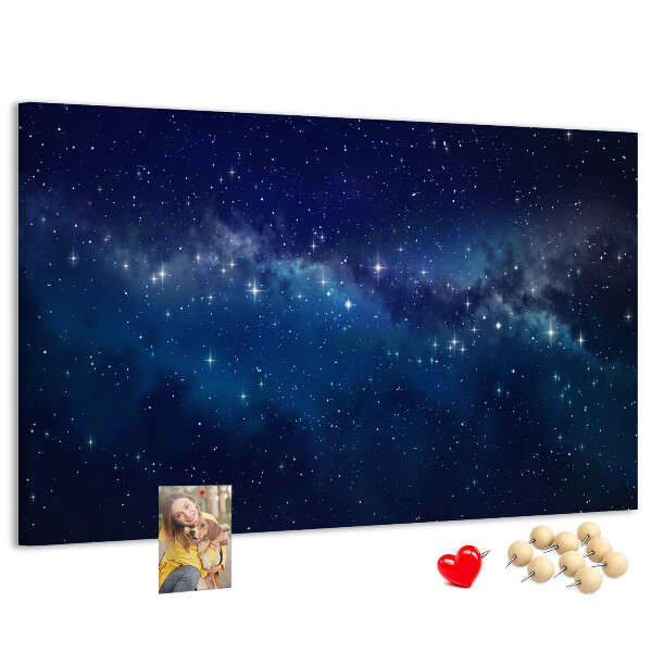 Panou din pluta Spațiu cosmic cu stele sclipitoare