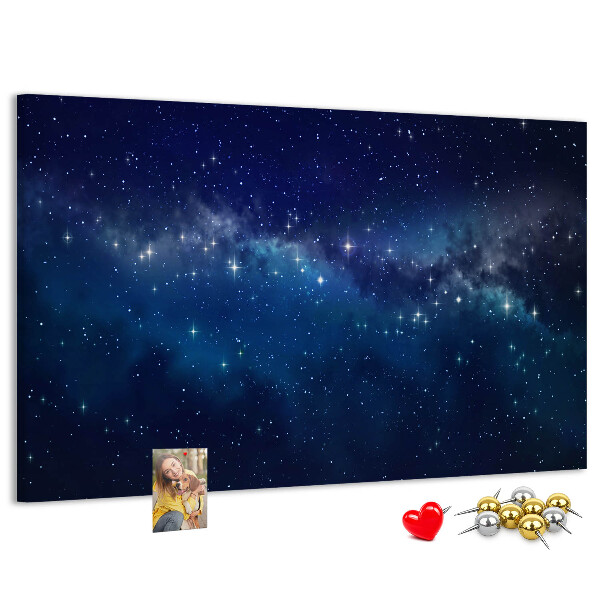 Panou din pluta Spațiu cosmic cu stele sclipitoare