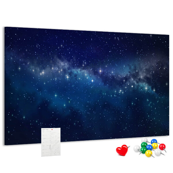 Panou din pluta Spațiu cosmic cu stele sclipitoare