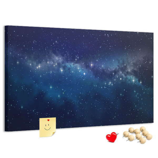 Panou din pluta Spațiu cosmic cu stele sclipitoare