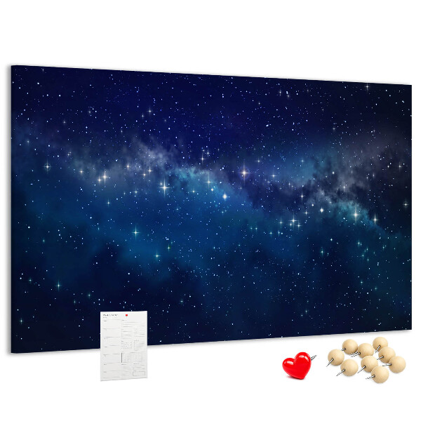 Panou din pluta Spațiu cosmic cu stele sclipitoare