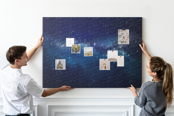 Panou din pluta Spațiu cosmic cu stele sclipitoare