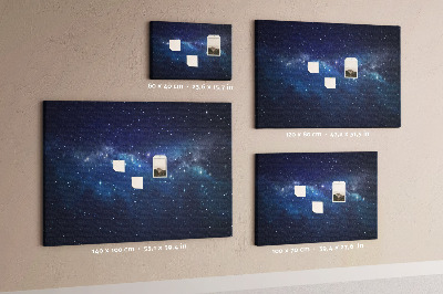 Panou din pluta Spațiu cosmic cu stele sclipitoare