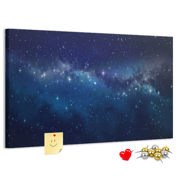 Panou din pluta Spațiu cosmic cu stele sclipitoare
