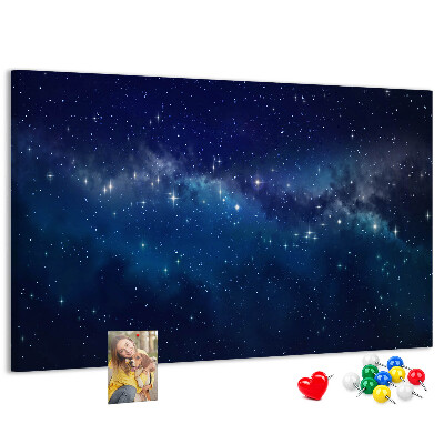 Panou din pluta Spațiu cosmic cu stele sclipitoare
