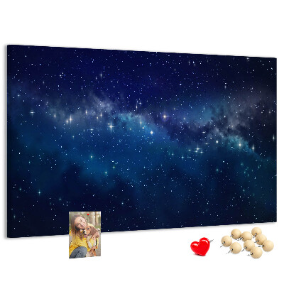 Panou din pluta Spațiu cosmic cu stele sclipitoare