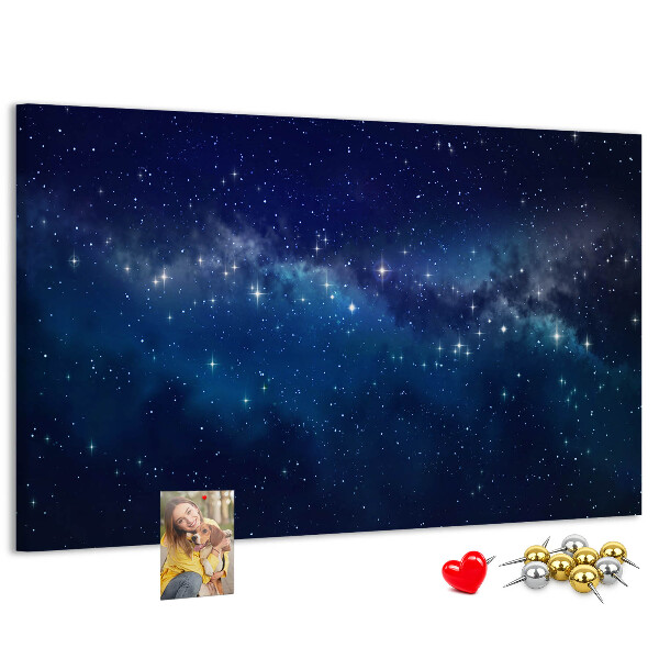 Panou din pluta Spațiu cosmic cu stele sclipitoare