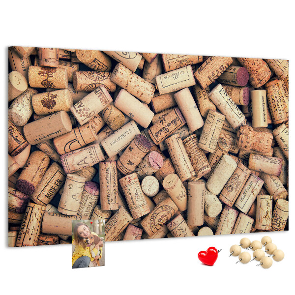 Panou de pluta Plută de vin în diverse modele.