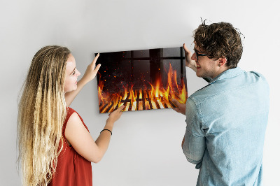 Tablă magnetică Grătar
