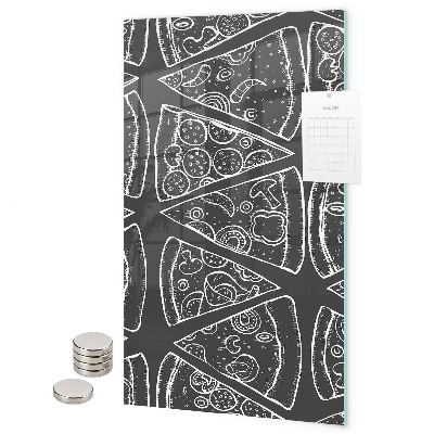 Tablă magnetică pentru magneti pizza italiană