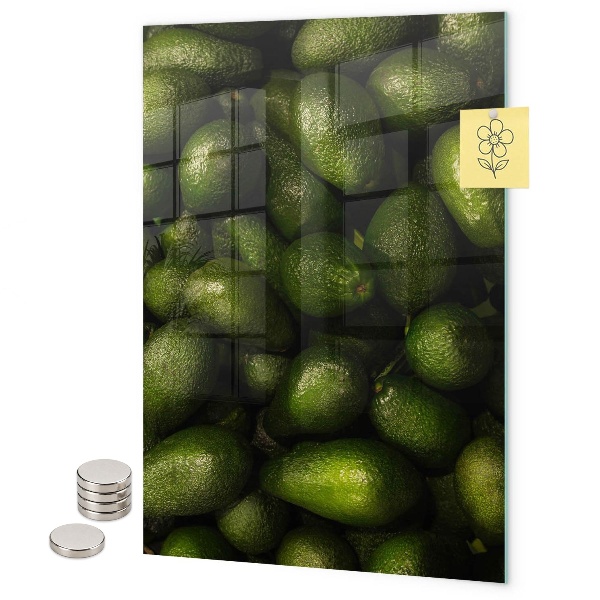 Tablă magnetică pentru magneti Avocado