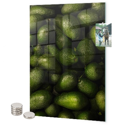 Tablă magnetică pentru magneti Avocado