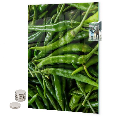 Tablă magnetică pentru magneti Salată verde suculentă