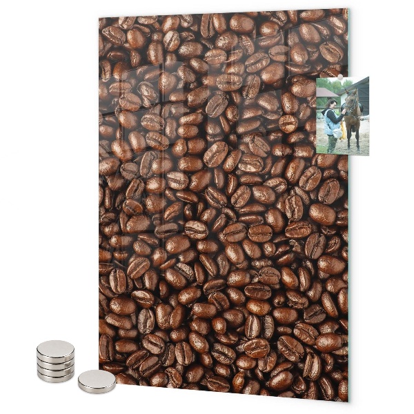 Tablă magnetică pentru magneti boabe de cafea