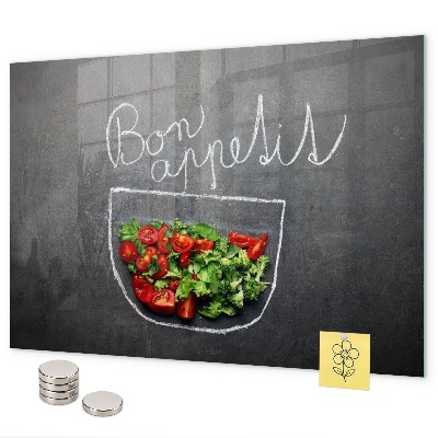 Tablă magnetică Inscripția Poftă bună