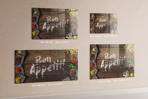 Tablă magnetică Inscripția „Poftă bună”