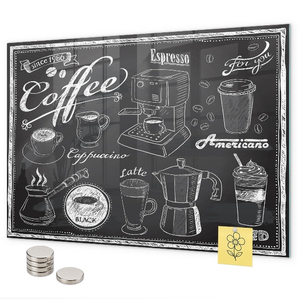 Tablă magnetică Aparate de cafea