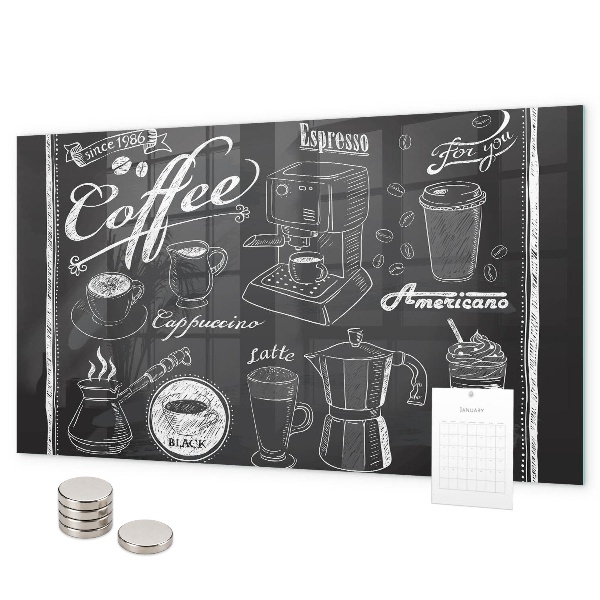 Tablă magnetică Aparate de cafea