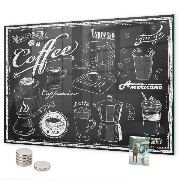 Tablă magnetică Aparate de cafea