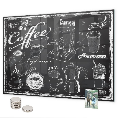 Tablă magnetică Aparate de cafea
