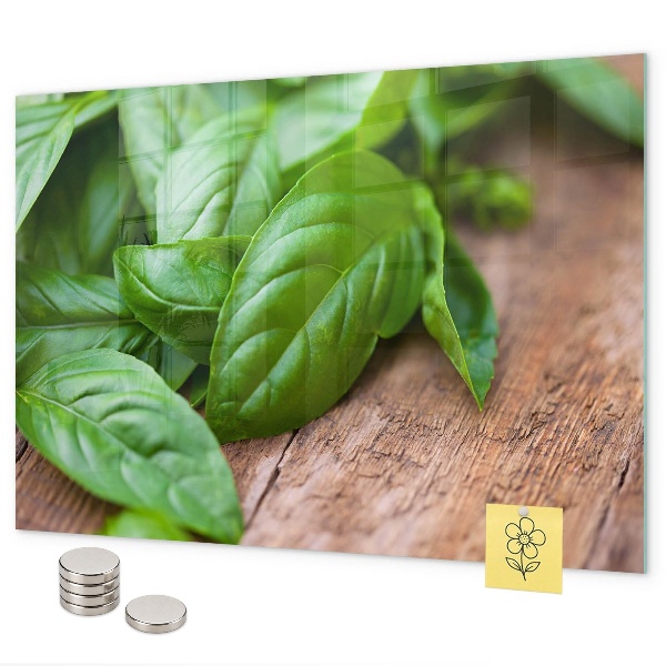 Tablă magnetică frunze de busuioc