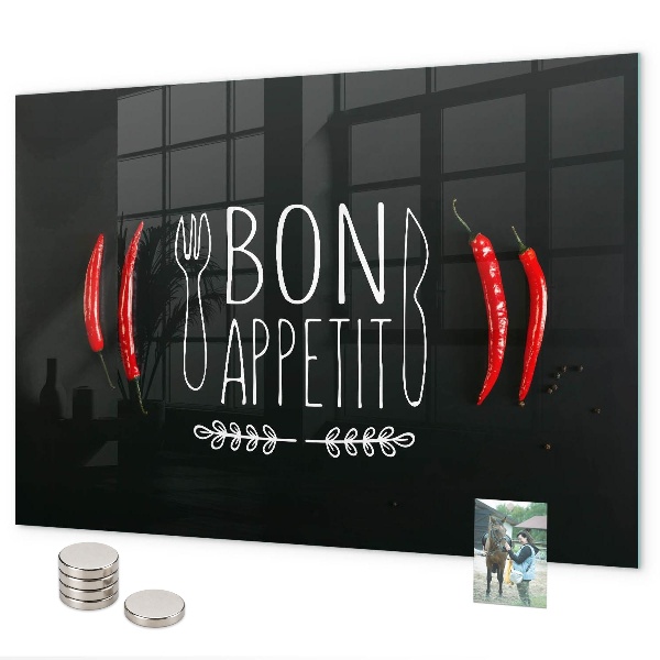 Tablă magnetică Inscripția Poftă bună