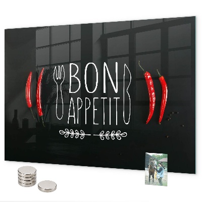 Tablă magnetică Inscripția Poftă bună