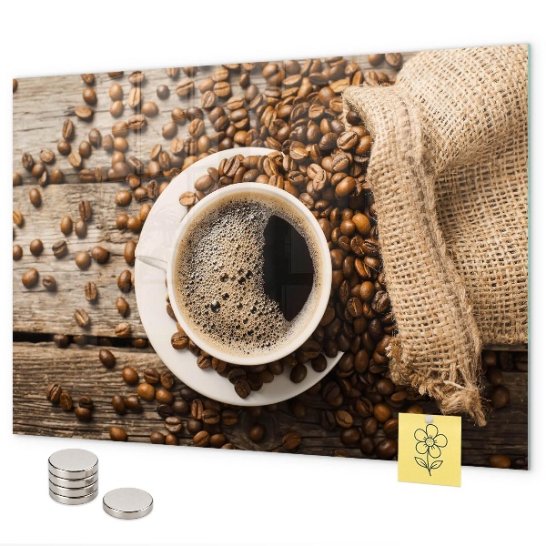 Tablă magnetică O pungă de cafea