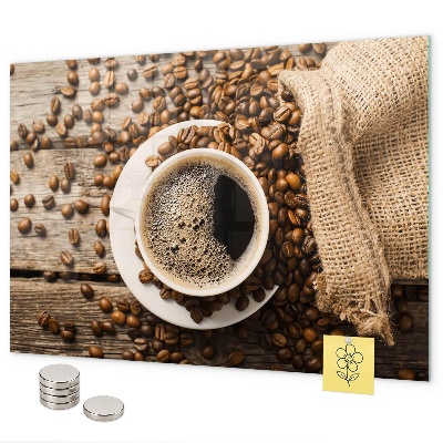 Tablă magnetică O pungă de cafea