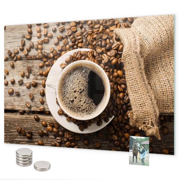 Tablă magnetică O pungă de cafea