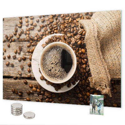 Tablă magnetică O pungă de cafea