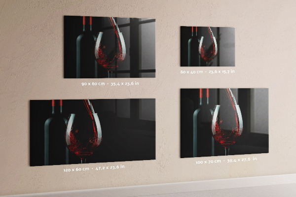 Tablă magnetică O sticlă de vin