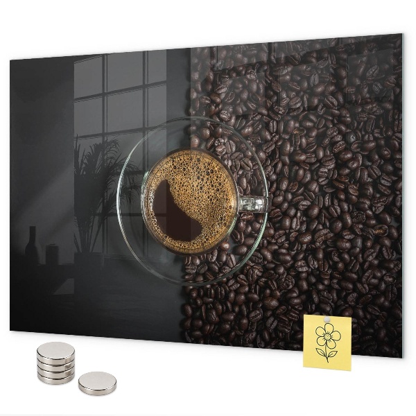 Tablă magnetică perete O ceașcă de cafea