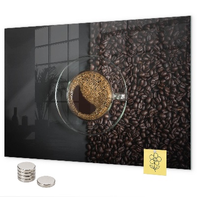 Tablă magnetică perete O ceașcă de cafea
