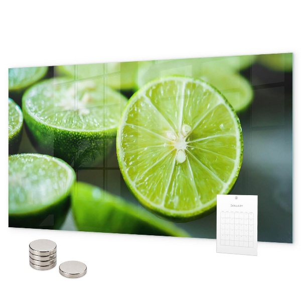 Tablă magnetică perete Felii de lime
