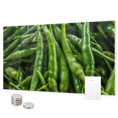 Tablă magnetică perete Ardei verde