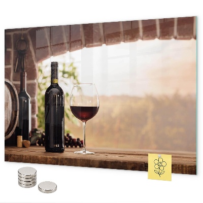 Tablă magnetică Sticle de vin