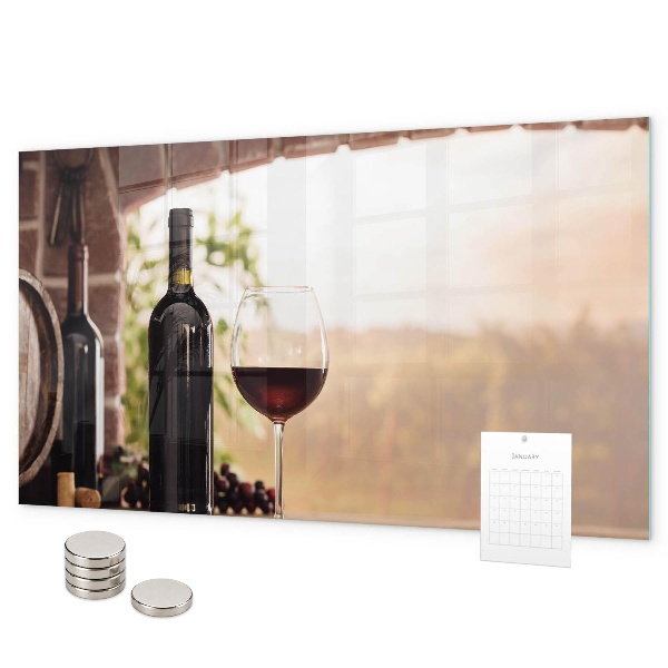 Tablă magnetică Sticle de vin