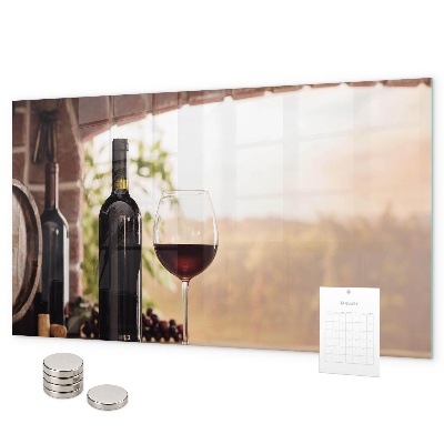 Tablă magnetică Sticle de vin