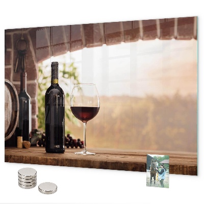 Tablă magnetică Sticle de vin