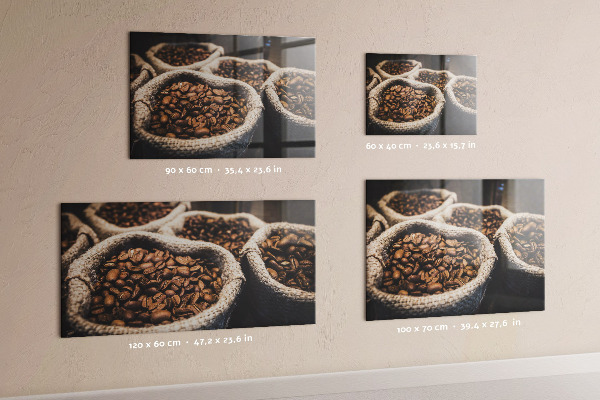 Tablă magnetică perete Pungi de cafea