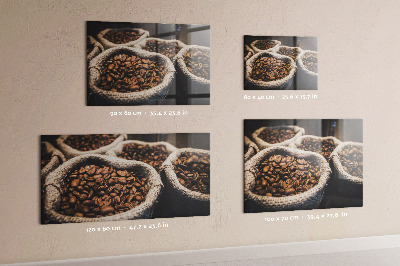 Tablă magnetică perete Pungi de cafea
